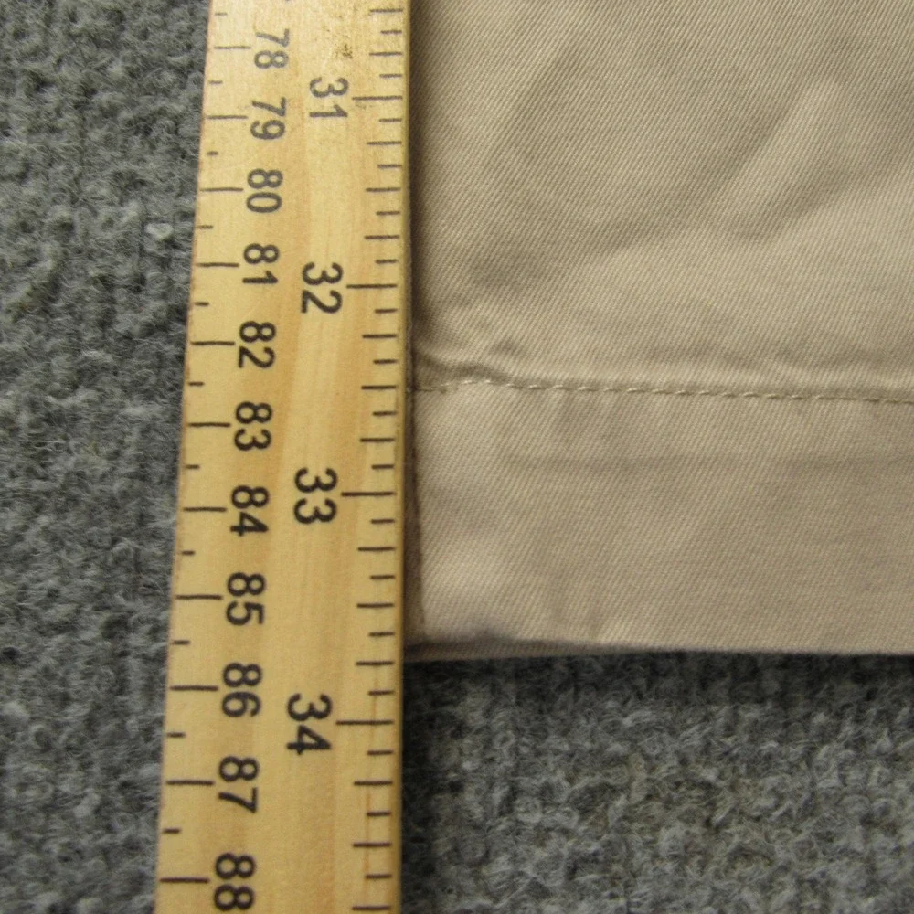 Banana Republic‎ Pants Mens 34x34 Khaki Aiden Chino Slim Fit Flat Front Cotton